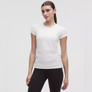 lululemon white swiftly tech short sleeve shirt 8